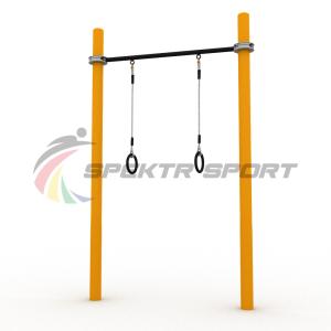 Купить Турник классический для занятий Воркаут с кольцами SP WRK-07 + Rings_76mm в Шахтах 